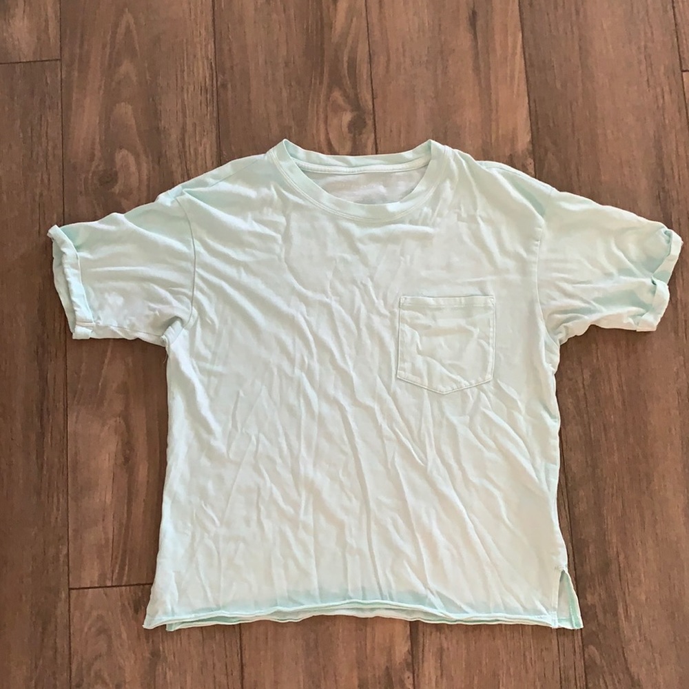 XS AE baby blue shirt!